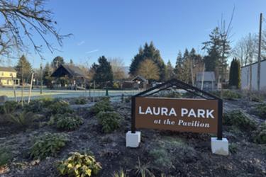 Laura Park New Signage